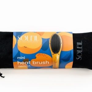 Soleil Let Your Hair Shine Mini Heat Brush Apricot New Sealed
